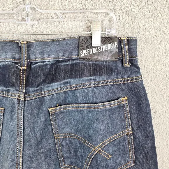 Run With The Bulls Speed Strength Jeans Made With Kevlar Riding Men's Sz 36x32